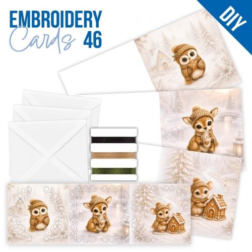 Hobbydots Stitch and Do cards 46 Christmas Woodland Goods Hobbydots Stitch and Do cards 46 Christmas Woodland Goods