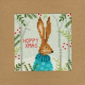 Bothy Threads Bothy Threads Borduurkaart Xmas Hare