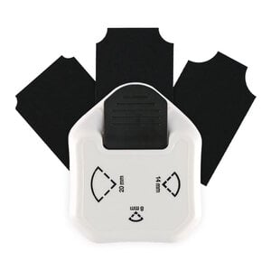 Paperfuel 3 in1 ticket hoekpons 8 - 14 - 20 mm Paperfuel 3 in1 ticket hoekpons 8 - 14 - 20 mm
