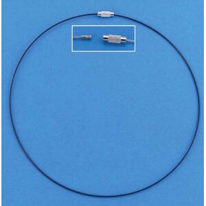Hobby & Crafting Fun Halsketting met schroefsluiting zwart 45 cm 3 stuks