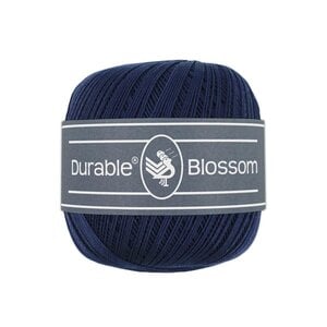 Durable Durable Blossom brei- en haakgaren Navy 321