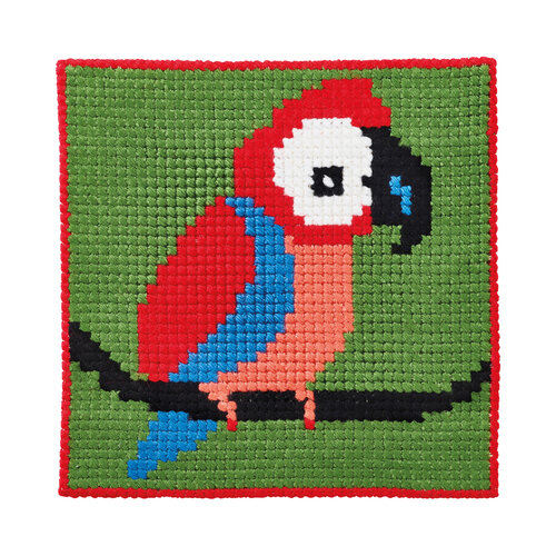 Permin Permin Borduurpakket Papegaai 9385