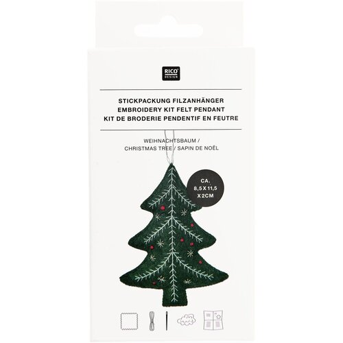 Rico Design Vilt knutselpakketje Kerstboomhanger Rico Design Vilt knutselpakketje Kerstboomhanger