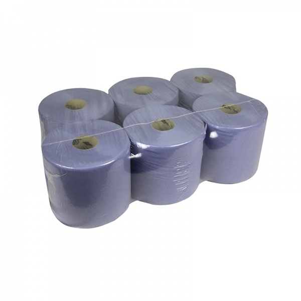 6st. Handdoekrol midi blauw 160m