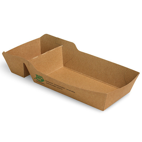 80st. BIO Frietbakjes A22 (A9+1) FSC karton 100% Fair 120x70x35mm