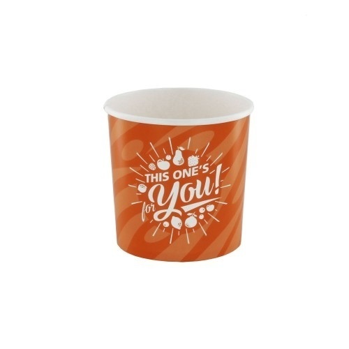 50st. Kartonnen IJsbekers Oranje For You