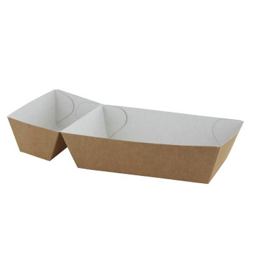 50 st. Frietbakjes A9+1 (A22) ECO Karton Bruin/Wit