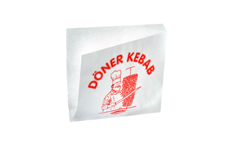 3000st. Vetvrij Papieren Döner Kebab zakjes