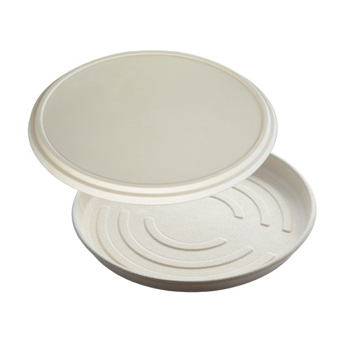 Suikerriet Pizza Box Ø 356mm Bruin