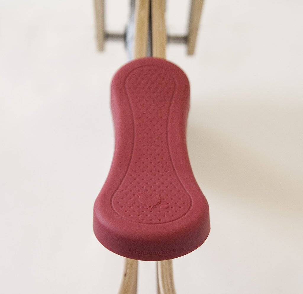 Pimp zadelhoes voor loopfiets recycled edition | Wishbone Bike