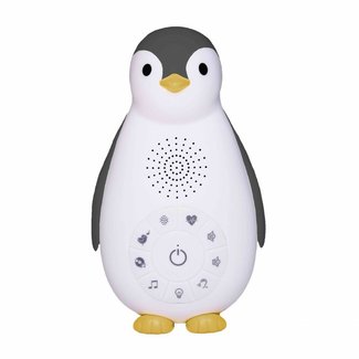Zazu Bluetooth Muziek Box Pinguïn Zoë Grijs | Zazu