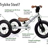 Trybike Trybike Steel 2-1 draisienne Vintage Red | Trybike Trybike Trybike Steel 2-1 draisienne Vintage Red | Trybike