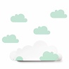 Tresxics Wandplank "Wolkje" met Stickers Mint | Tresxics Tresxics Wandplank "Wolkje" met Stickers Mint | Tresxics