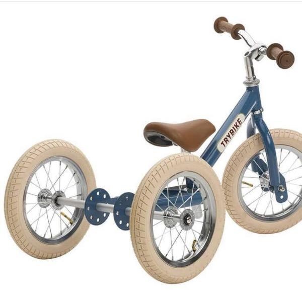 Trybike Steel 2-1 loopfiets Vintage Blue | Trybike