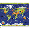 Crocodile Creek Ontdek de Wereld - Vloerpuzzel 100st + Speelset Crocodile Creek Ontdek de Wereld - Vloerpuzzel 100st + Speelset