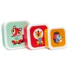 Petit Monkey Lunchbox Animals set van 3 doosjes | Petit Monkey Petit Monkey Lunchbox Animals set van 3 doosjes | Petit Monkey
