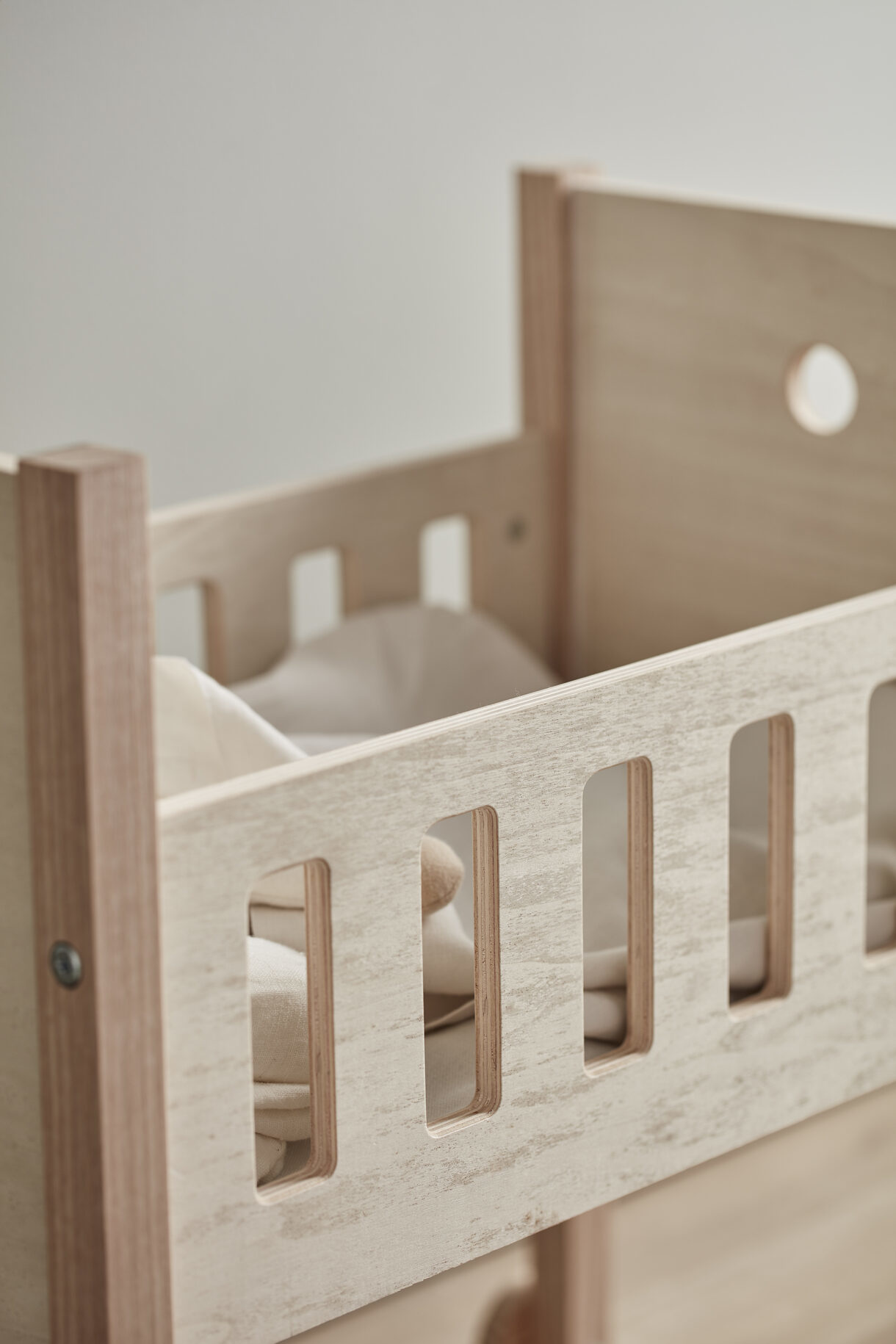 Poppenbed nature incl. bedset | Kid's Concept