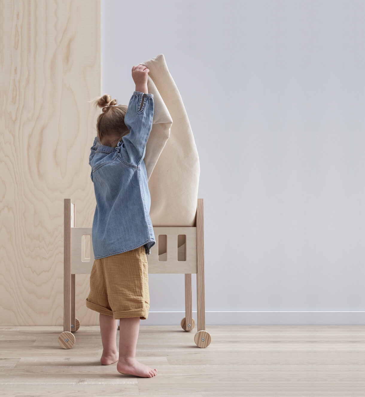 Poppenbed nature incl. bedset | Kid's Concept