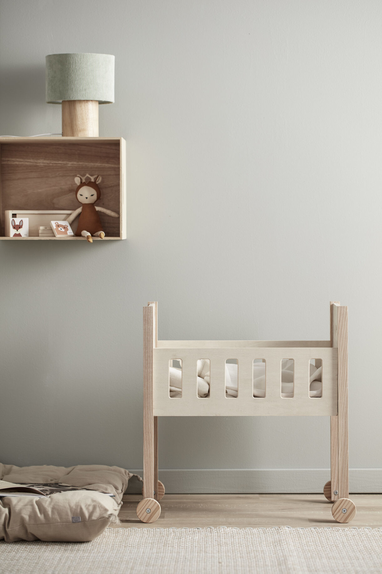 Poppenbed nature incl. bedset | Kid's Concept