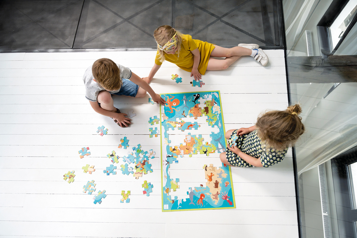 XXL Puzzel Dieren van de Wereld - 100st | Scratch