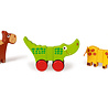 Scratch Houten Safaridieren op wielen | Scratch Scratch Houten Safaridieren op wielen | Scratch