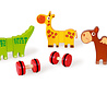 Scratch Houten Safaridieren op wielen | Scratch Scratch Houten Safaridieren op wielen | Scratch
