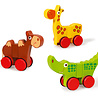 Scratch Houten Safaridieren op wielen | Scratch Scratch Houten Safaridieren op wielen | Scratch