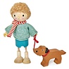 Tender Leaf Toys Popje Mr. Goodwood en hond | Tender Leaf Toys Tender Leaf Toys Popje Mr. Goodwood en hond | Tender Leaf Toys