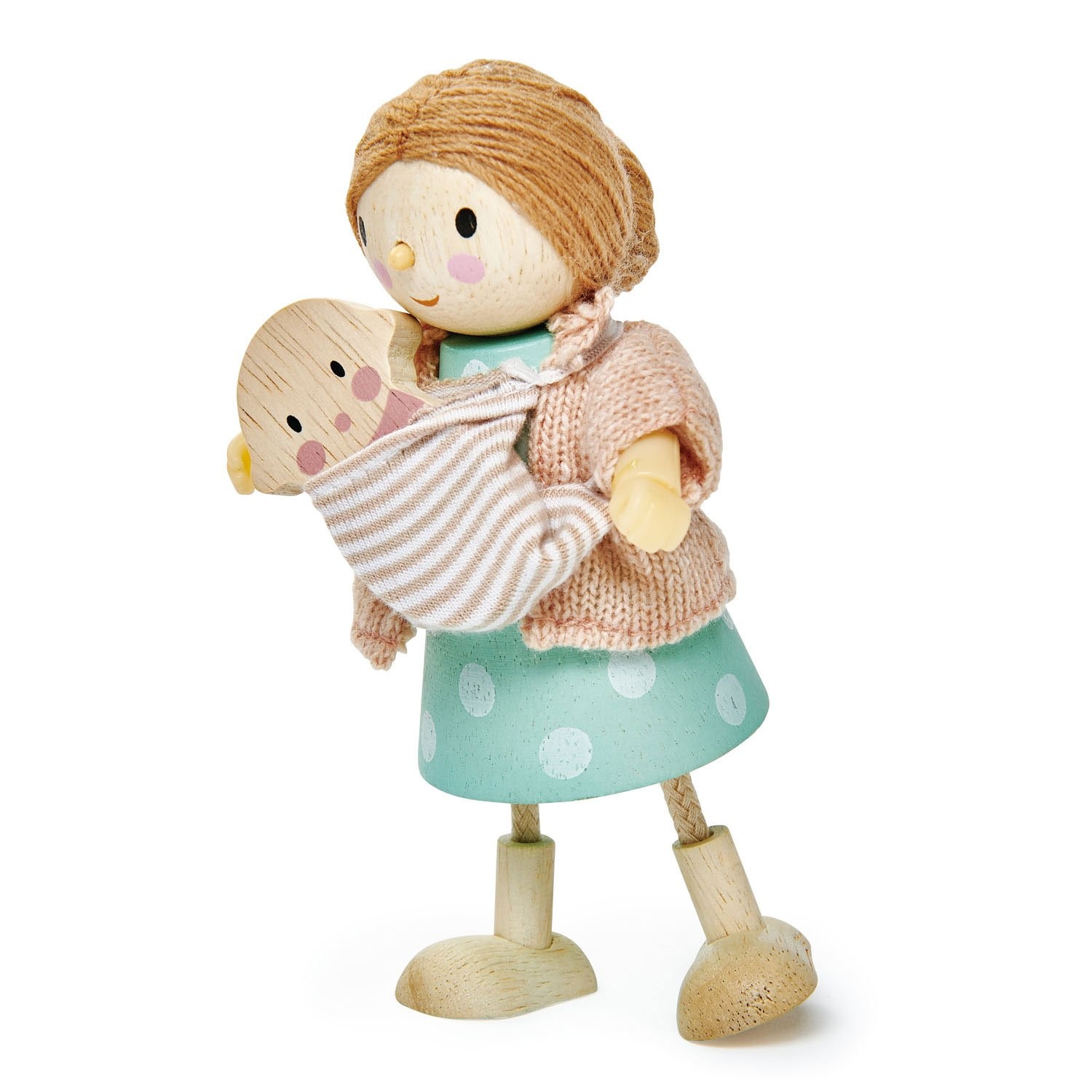 Popje Mevr. Goodwood en baby | Tender Leaf Toys