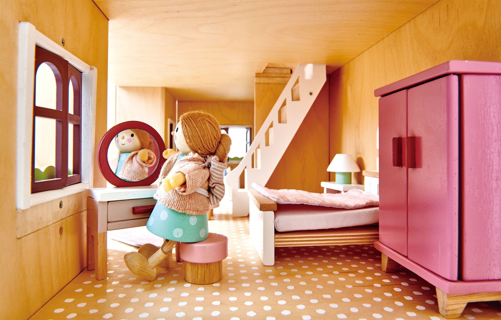 Popje Mevr. Goodwood en baby | Tender Leaf Toys