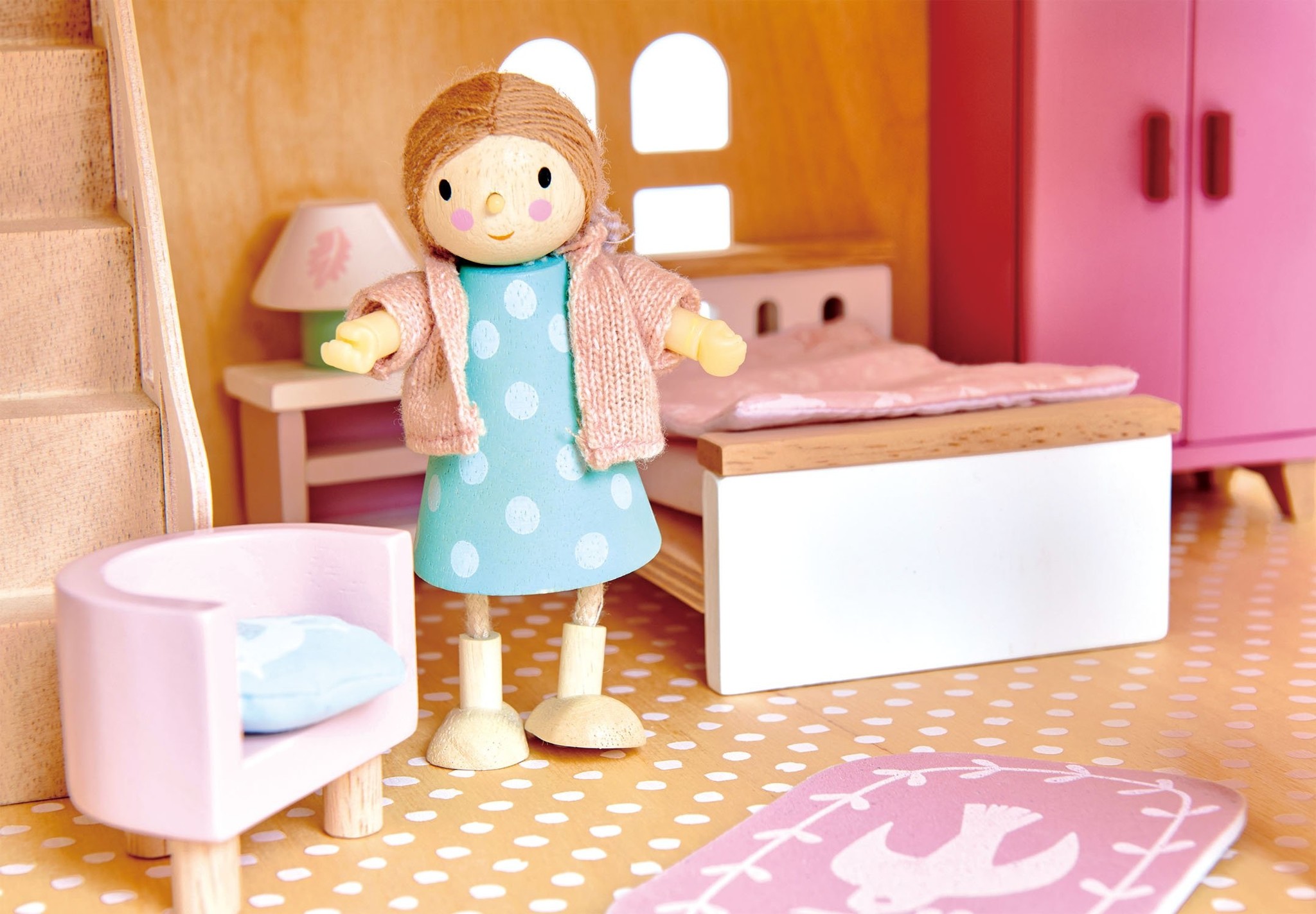 Popje Mevr. Goodwood en baby | Tender Leaf Toys