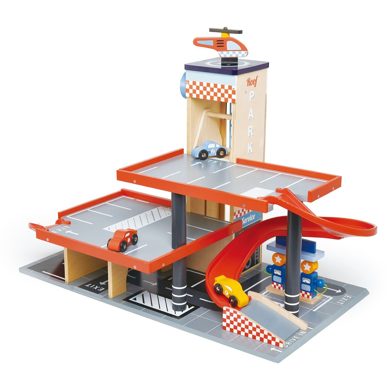 Houten garage & werkplaats | Tender Leaf Toys