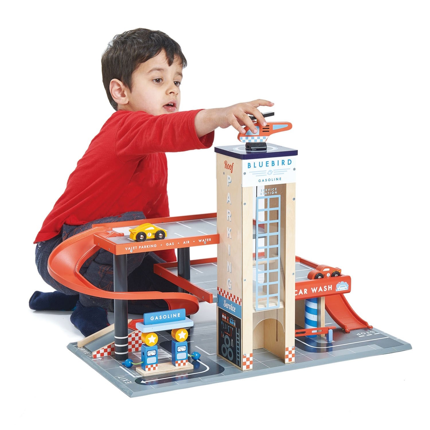 Houten garage & werkplaats | Tender Leaf Toys