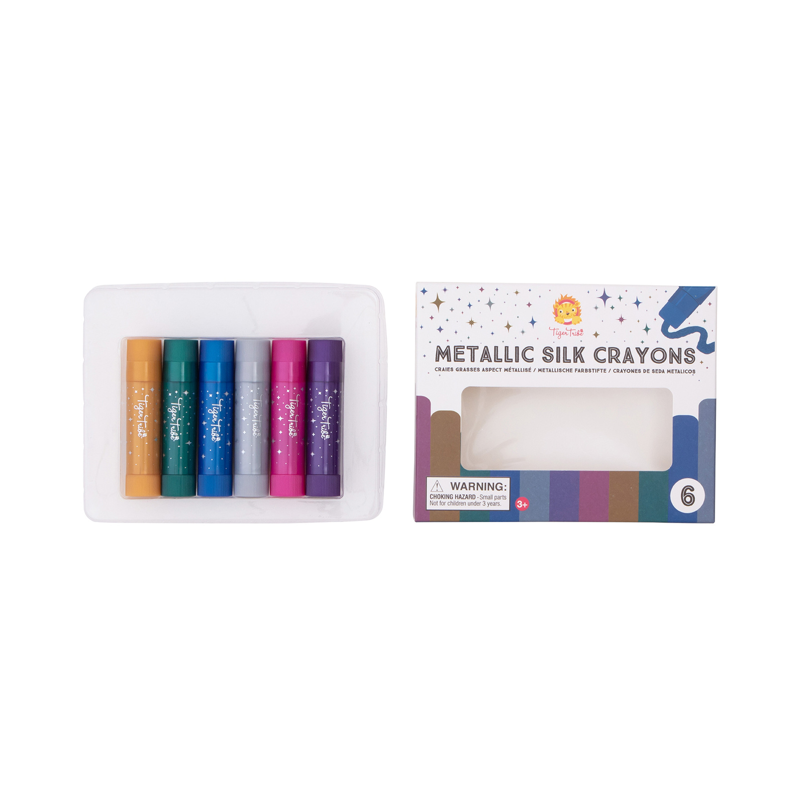 Metallic glitter zijde stiften | Tiger Tribe
