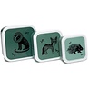Petit Monkey Lunchbox Black Animals - Set van 3 | Petit Monkey Petit Monkey Lunchbox Black Animals - Set van 3 | Petit Monkey