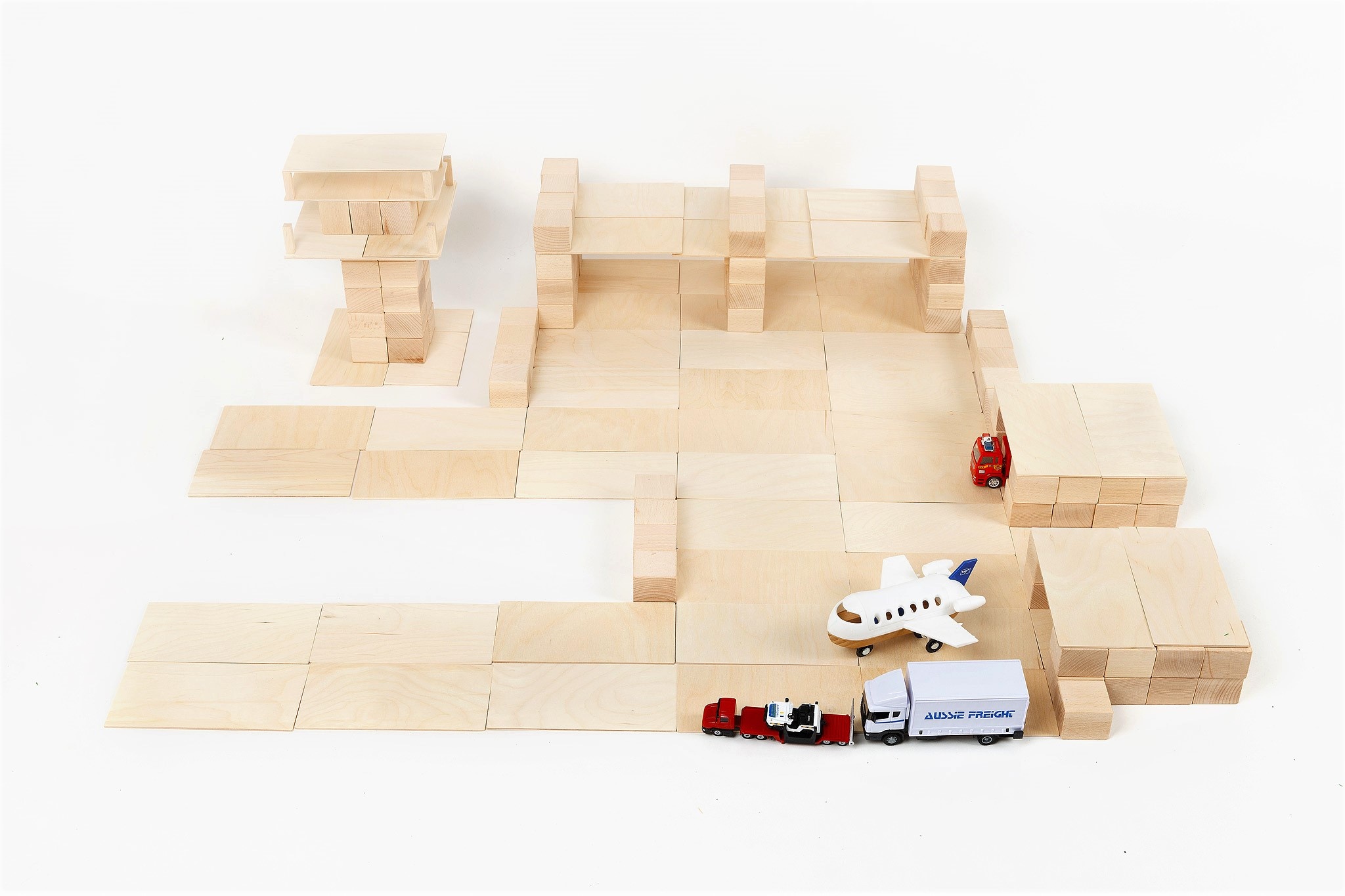 Just Blocks Houten Blokken Big Pack (336 stuks)
