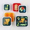 A Little Lovely Company Lunch & Snackbox set: Jungle Tijger | A little lovely company A Little Lovely Company Lunch & Snackbox set: Jungle Tijger | A little lovely company