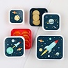A Little Lovely Company Lunch & Snackbox set: Ruimte | A little lovely company A Little Lovely Company Lunch & Snackbox set: Ruimte | A little lovely company