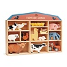Tender Leaf Toys Set houten Boerderijdieren met display | Tender Leaf Toys Tender Leaf Toys Set houten Boerderijdieren met display | Tender Leaf Toys