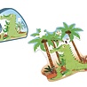 Scratch Contour Puzzel Krokodil 36 stukken Scratch Contour Puzzel Krokodil 36 stukken