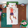 Snurk Dekbedovertrek Tennis Speelster 140 x 200/220 cm Snurk Dekbedovertrek Tennis Speelster 140 x 200/220 cm
