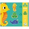 Djeco Puzzel Primo In de Zee 4-6-9 stukken Djeco Puzzel Primo In de Zee 4-6-9 stukken