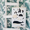 Petit Monkey Poster black + white animals mint 50 x 70 cm Petit Monkey Poster black + white animals mint 50 x 70 cm