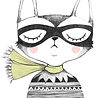 Studio Loco Muursticker Captain Cat XL Studio Loco Muursticker Captain Cat XL