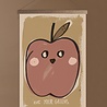 Studio Loco Toile Canva Apple avec support 45x46cm Studio Loco Toile Canva Apple avec support 45x46cm