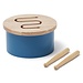 Kid's Concept Mini houten trommel - Blauw