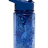 Petit Monkey Drinkfles Glitter - Night blue Petit Monkey Drinkfles Glitter - Night blue