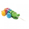 Plan Toys Trekspeeltje Rainbow Alligator Plan Toys Trekspeeltje Rainbow Alligator