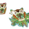 Scratch Tijger - Contour puzzel 59 stukken Scratch Tijger - Contour puzzel 59 stukken