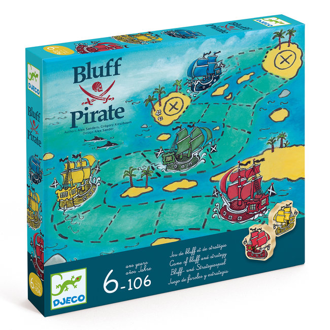 Djeco Strategie- en blufspel Bluff Pirate  | Djeco